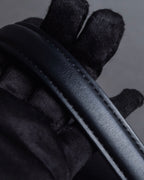 "PIERRE BALMAIN" Horizontal design grain leather 2way shoulder bag