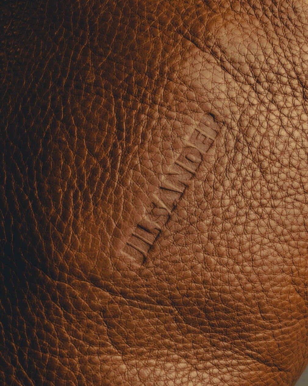 "JIL SANDER" Soft grained leather shoulder bag