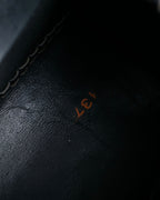 "FENDI" Hand stitched design leather hand bag