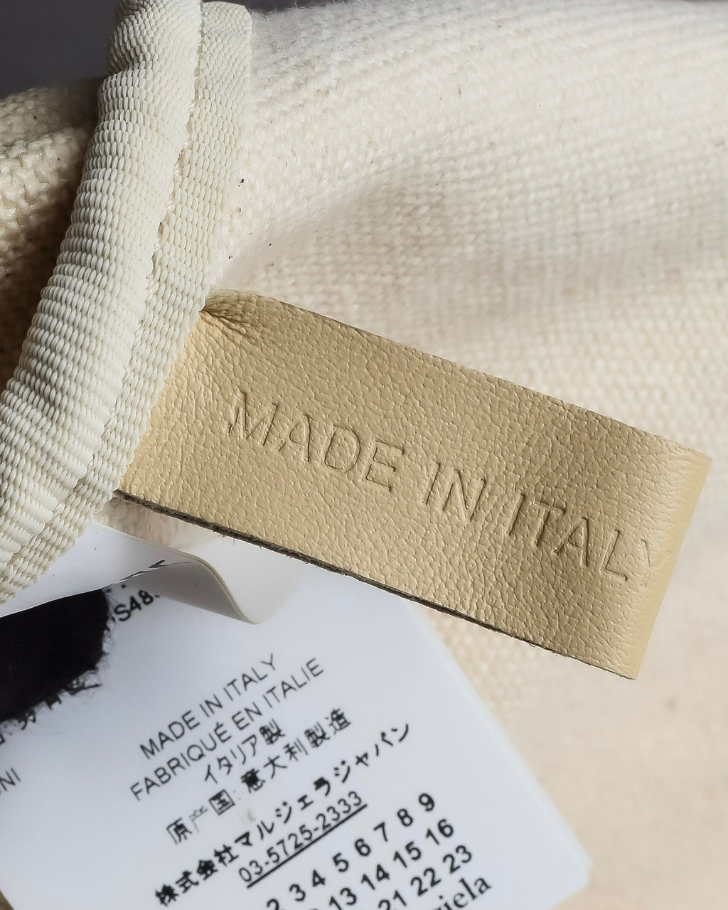 "MAISON MARGIELA" Atelier 75011 design canvas large bag