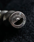 "HERMES" Le Sifflet à Ultrason series whistle motif leather necklace