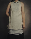 -SPECIAL- “Brunello Cucinelli” 00’s-10’s Sheer layered sleeveless tunic dress