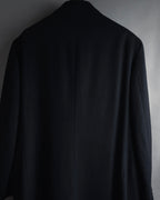 Abrigo doble botonadura de lana de los años 90 de YVES SAINT LAURENT