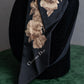 "Christian Dior" Baroque floral pattern silk twill scarf