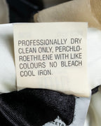 "MOSCHINO" Graphic check pattern raw edge design tailored jacket