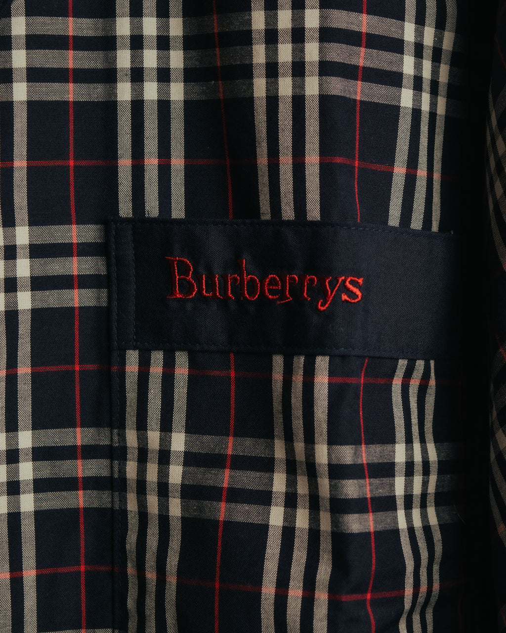 “Burberrys” 1998-1999 house check cotton pajama set