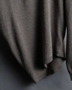 "MAISON MARGIELA 2005's AW " Twisted detail V-neck knit