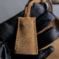 "GUCCI" Suede wood handle hobo bag