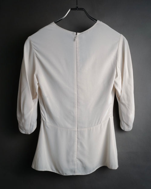 “Stella McCartney” 2020’s Sculptural peplum top