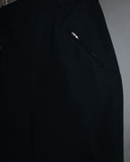 Pantalones de vestir ajustados con bolsillo de cremallera metálica de Maison Margiela 20AW