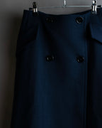 "MM6 MAISON MARGIELA" 20SS Beautiful navy trench skirt