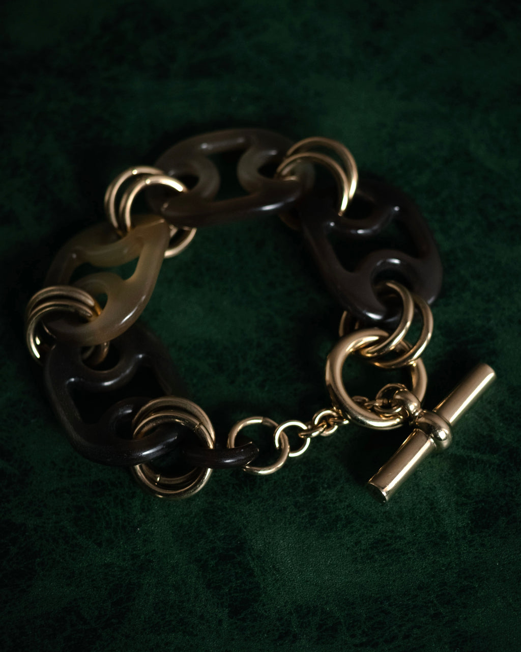 “HERMES” 20’s Eurydice horn chain bracelet