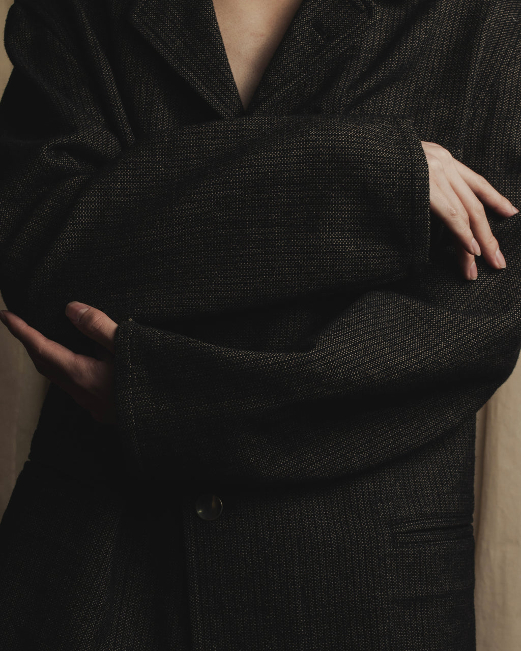 Chaqueta de ropa de trabajo con textura 03AW de Comme des Garçons SHIRT