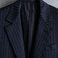 "LOUIS VUITTON" 2 button relaxed tailored jacket & no tuck tapered slacks set up