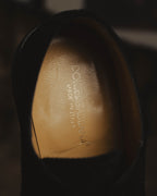 "DOLCE & GABBANA" 00's-10's Black suede wingtip oxford shoes