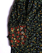 GUCCI × LIBERTY LONDON/ 2020AW Original Floral Pattern Fabric Ribbon Tie Button Down Shirt
