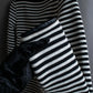 "T by Alexander Wang" Uniform striped ribbed knit pullover