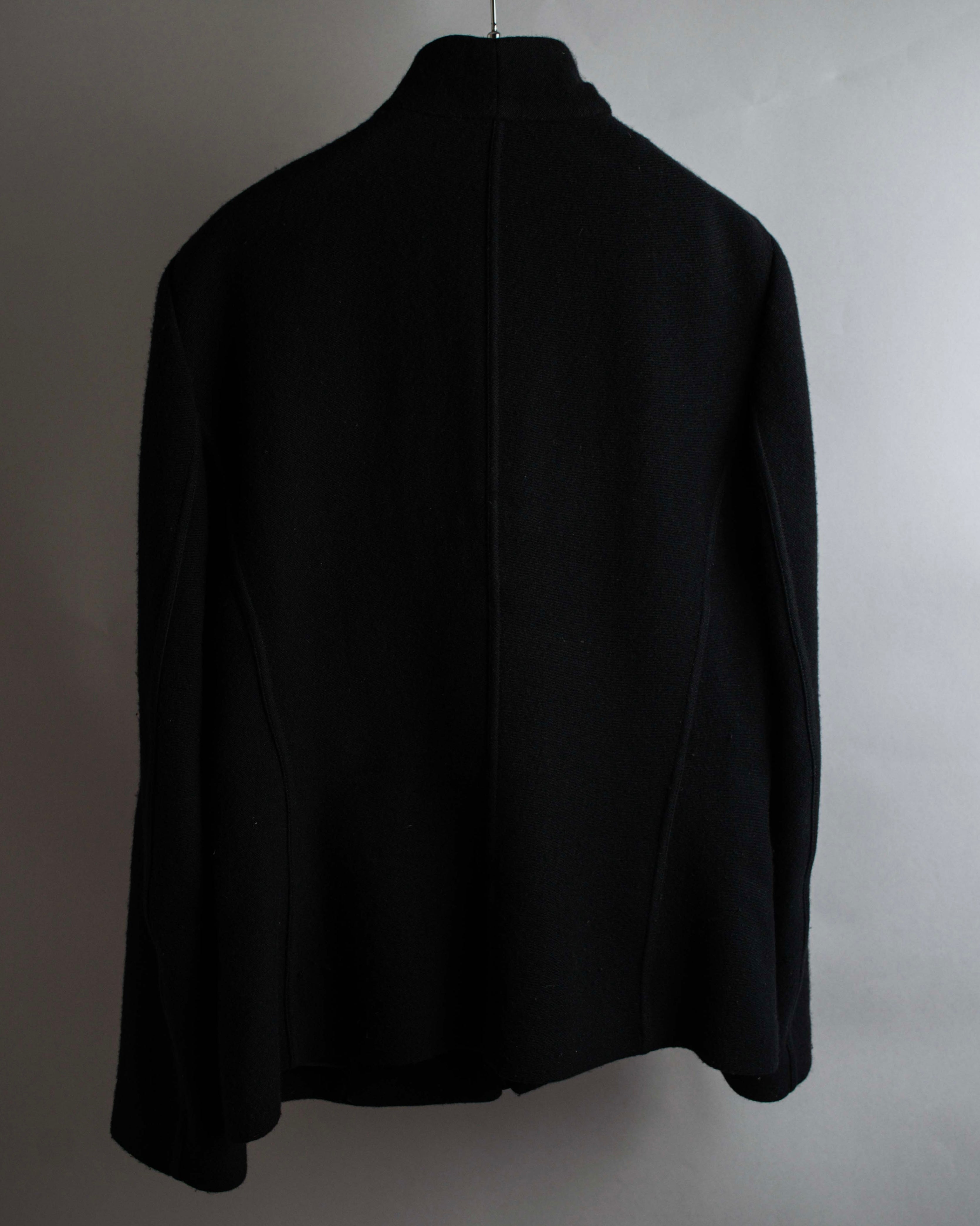 "GIORGIO ARMANI" Minimal design double zip-up jacket