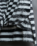 "MM6 MAISON MARGIELA" Peeling border pattern sleeveless pullover