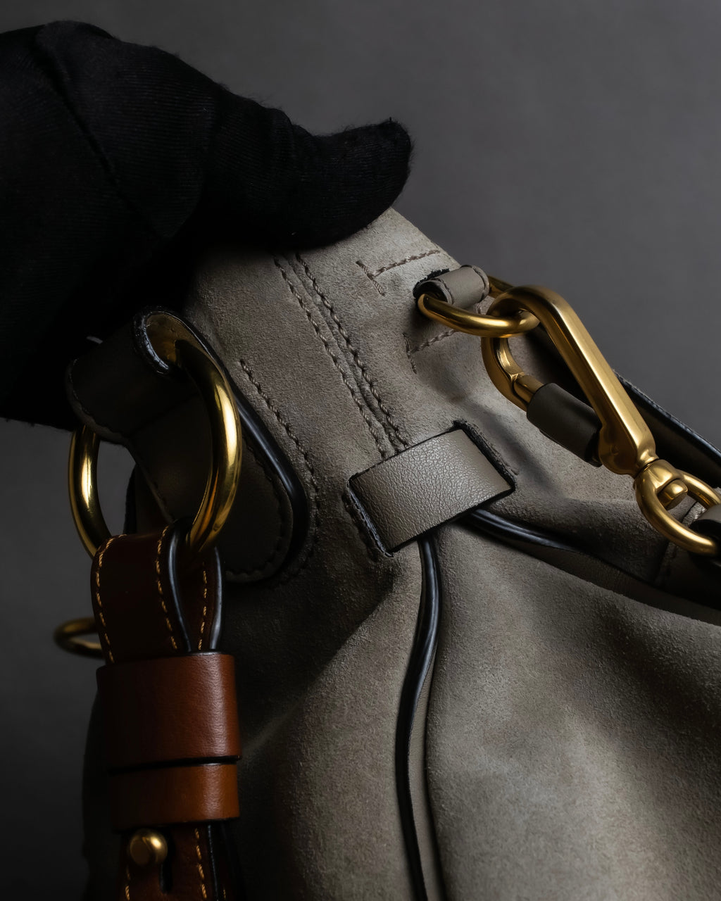 "Chloe" LEXA series 2way leather shoulder bag