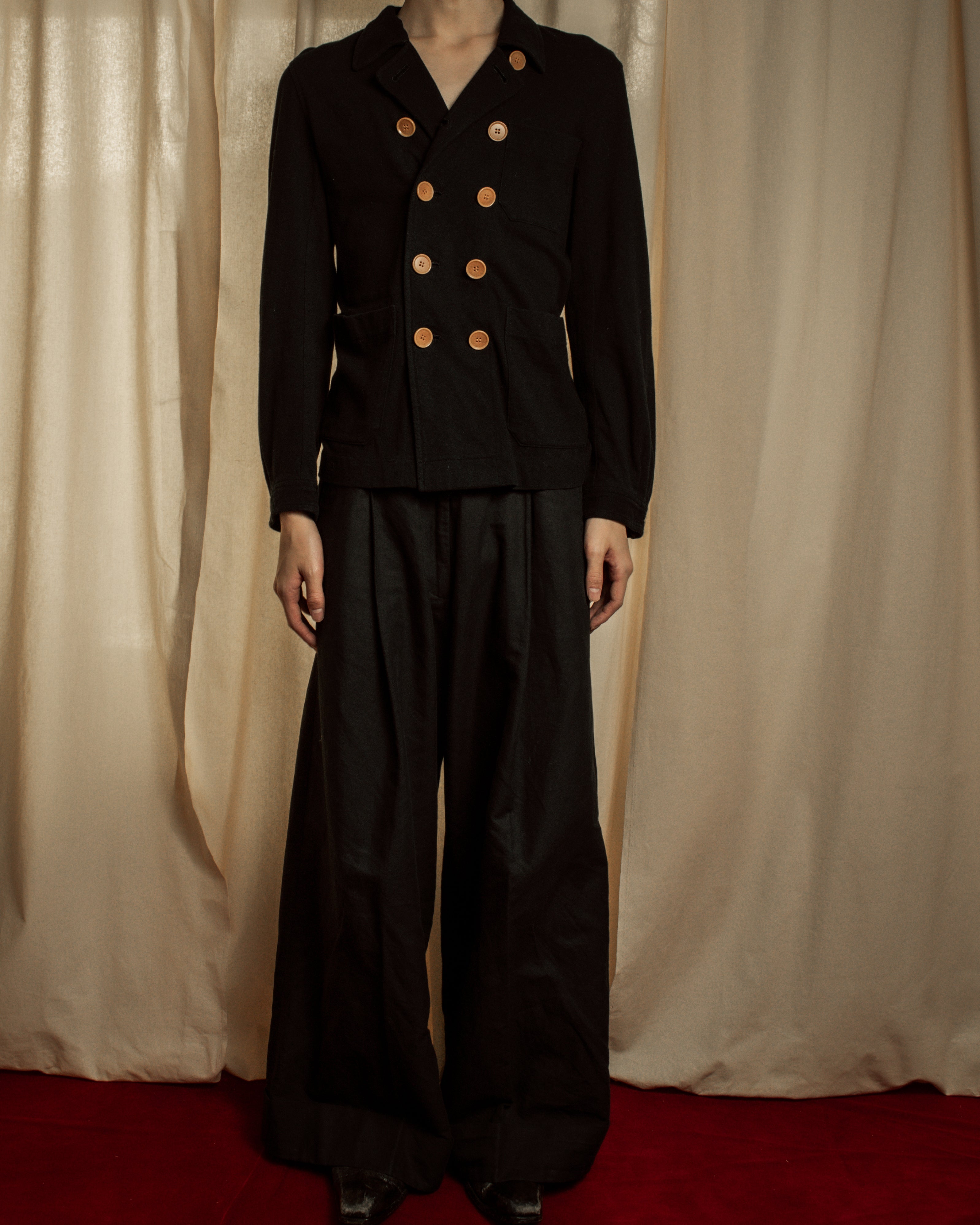 "tricot COMME des GARCONS" 07AW Military detail double-breasted compact jacket