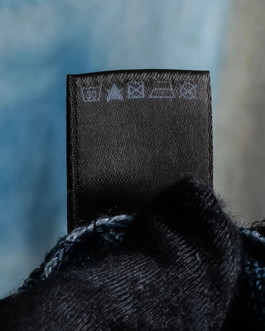 "Loro Piana" Hand-painted gradient knit tunic