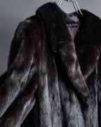 "GUCCI" Semi-custom atelier work fur long coat