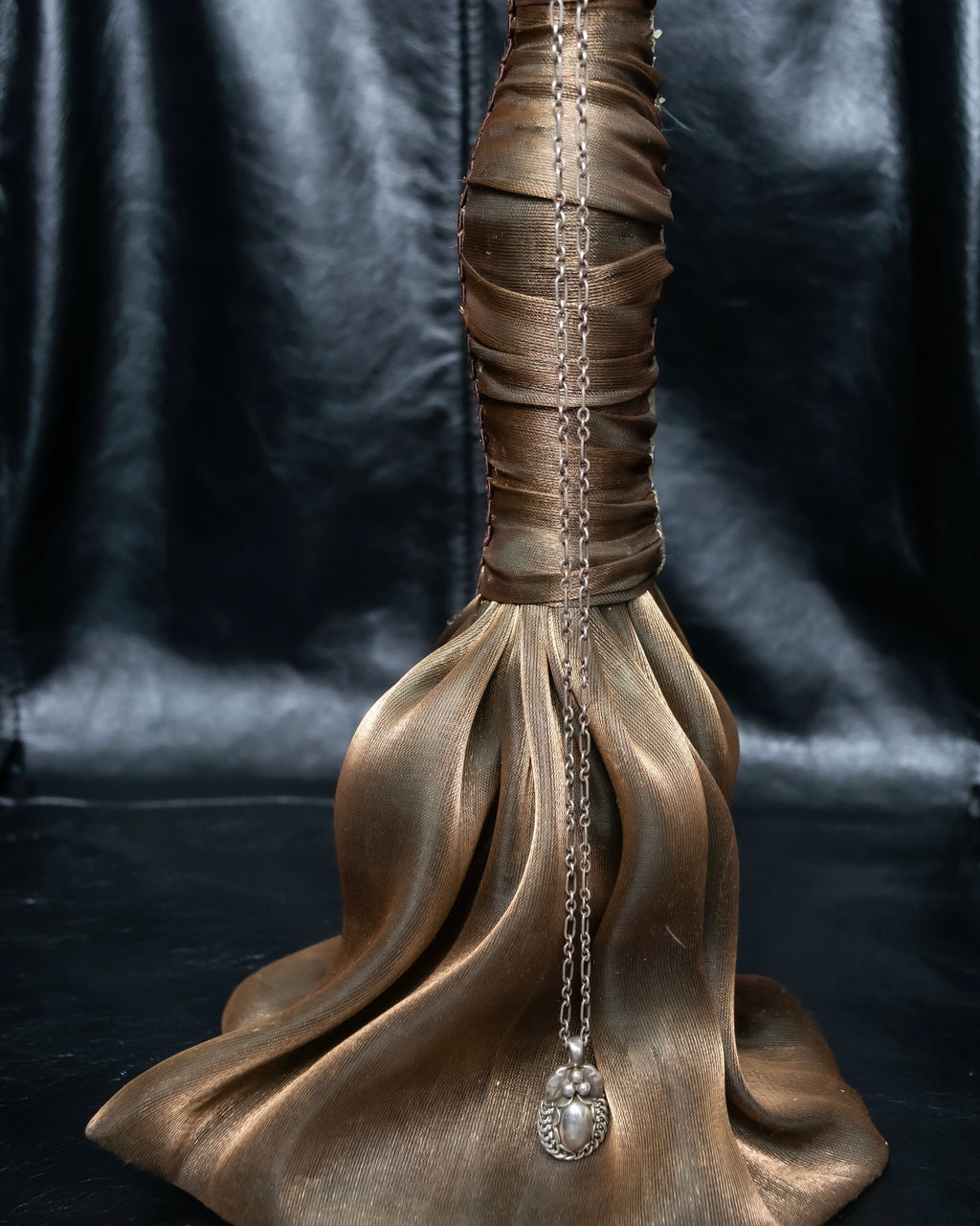 “Georg Jensen” Pendant of the year 1992 silver necklace