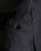 "ISSEY MIYAKE MEN" Random stripe pattern V-neck vest