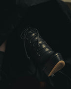 –SPECIAL– "Miu Miu" 00's–10's Sculptural platform lace up ankle boots