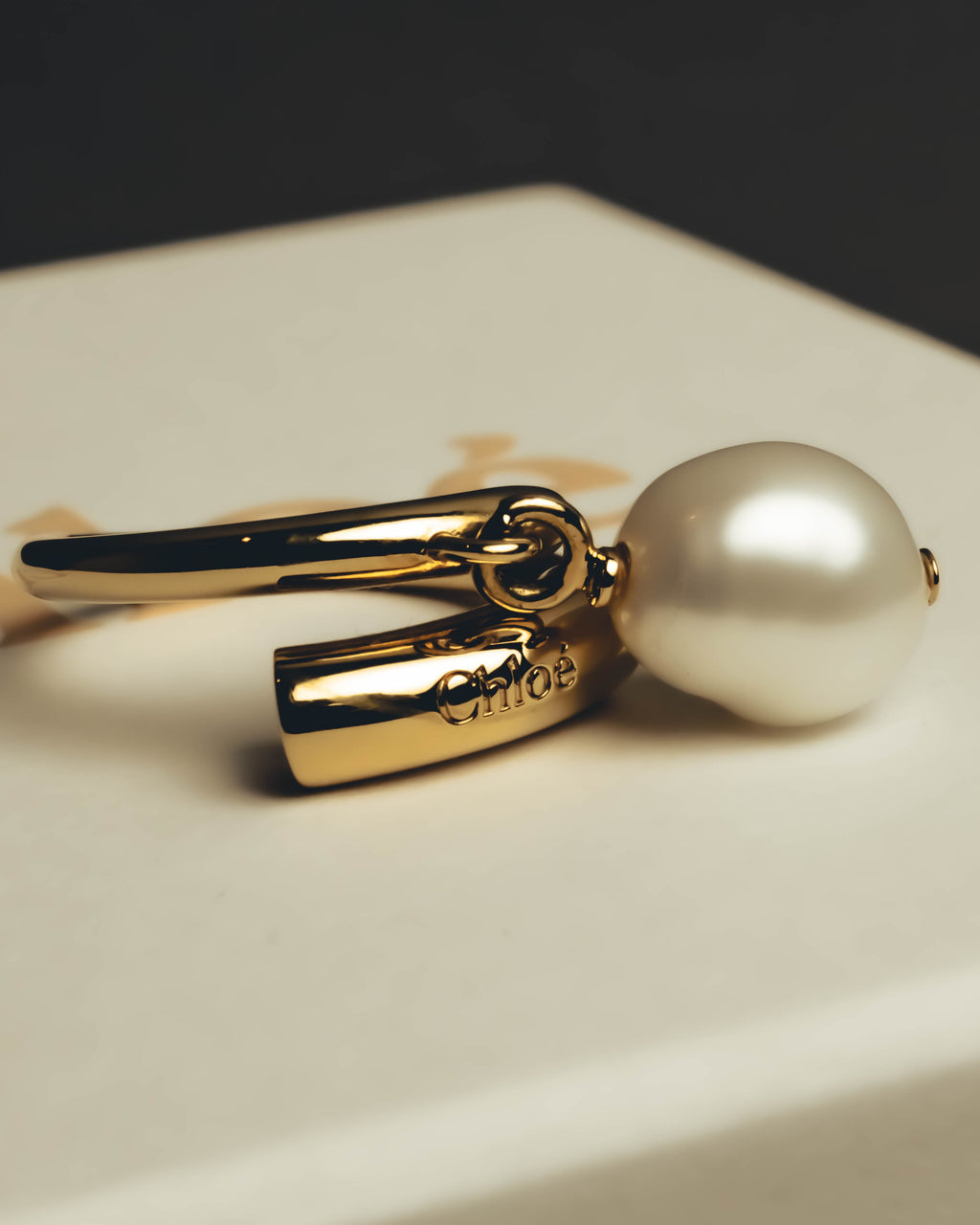 "Chloé" 2020's Pearl charm ring