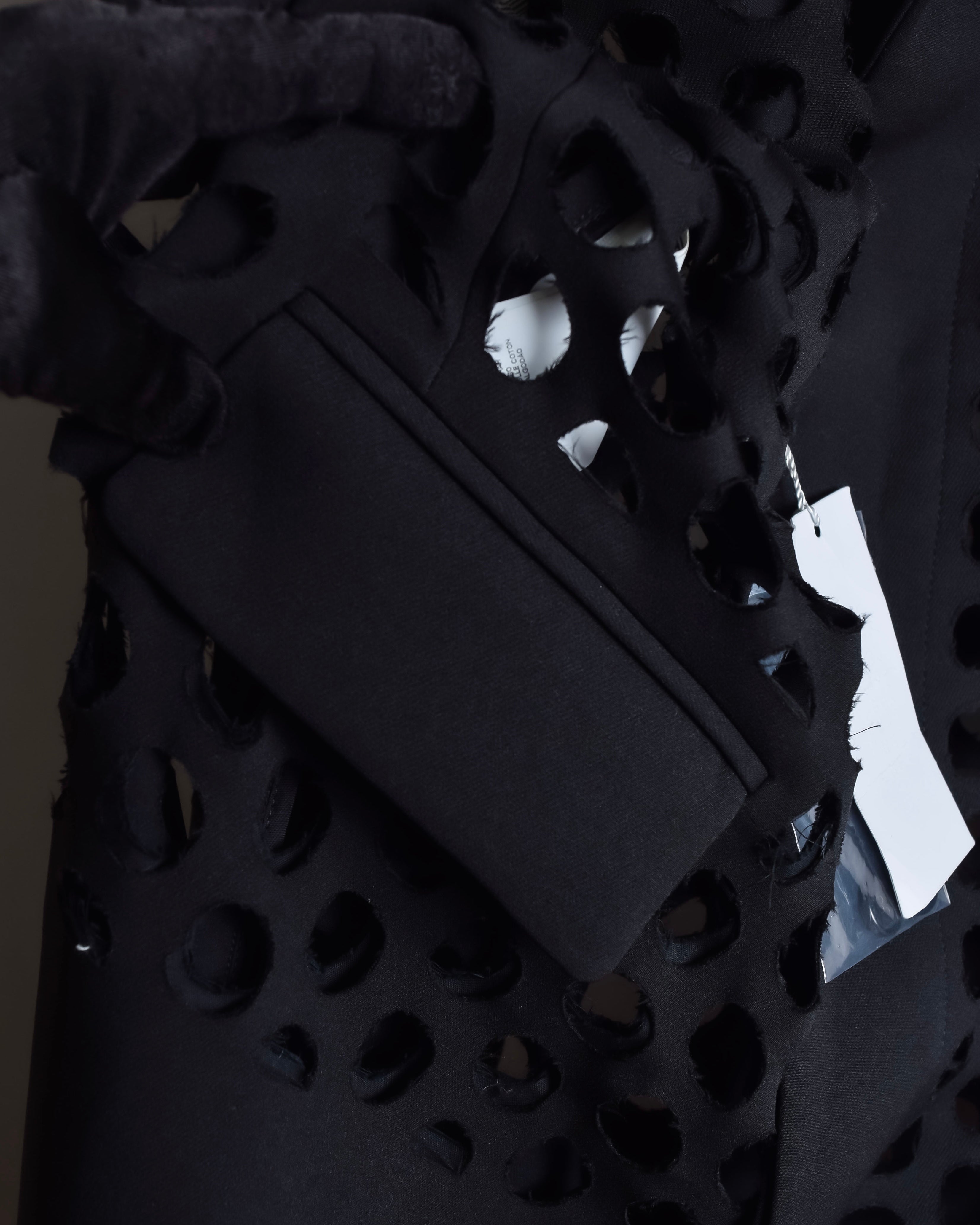 "MAISON MARGIELA" 20SS Cut-out layered structure long coat