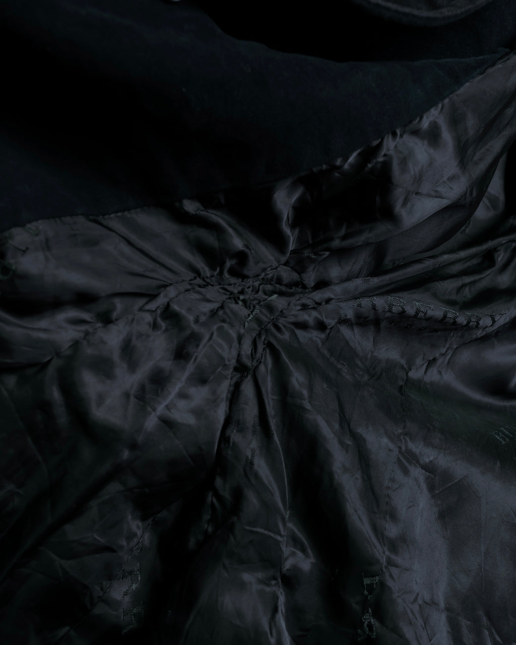"BURBERRY" Garment dyed faded hunting design coat