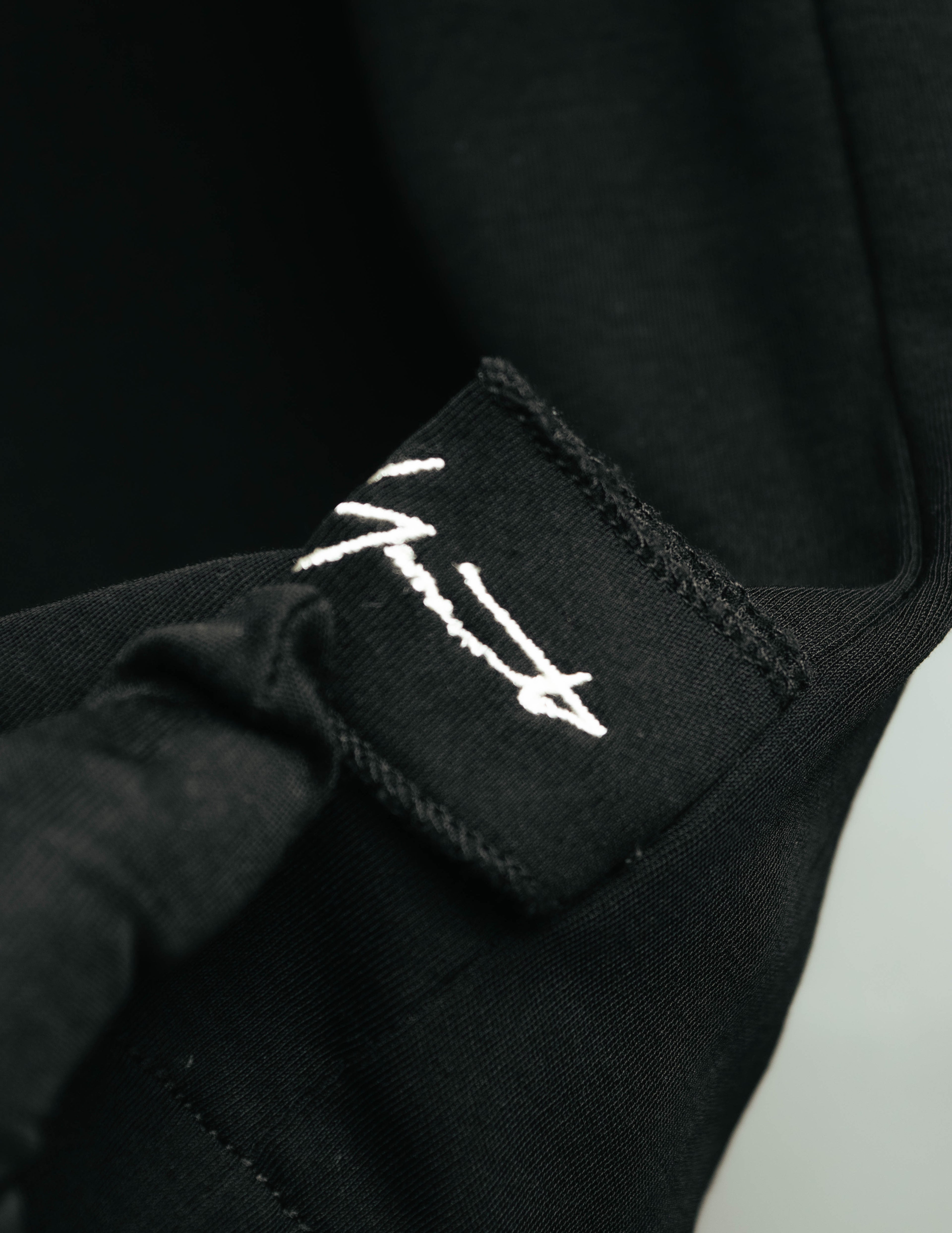 "Y's" Minimal black maxi skirt