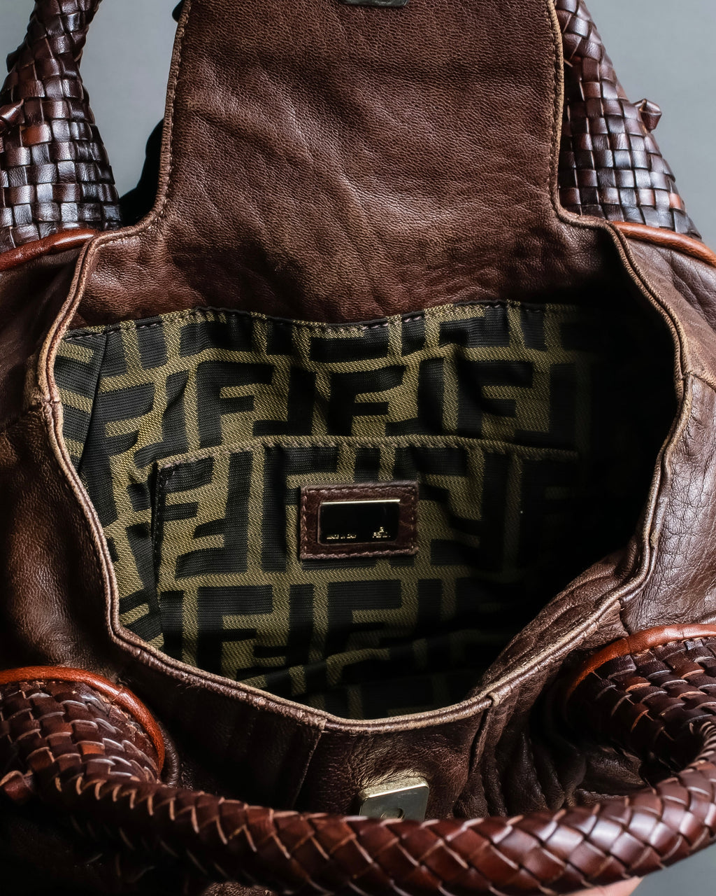 "FENDI" Brown color edition Spy bag