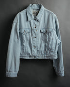 -MOOD MILLÉSIMES- “Levi’s SilverTab” 2010’s-20’s silvertab cropped light wash denim jacket