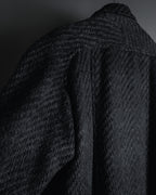 Abrigo de mezcla de mohair de doble botonadura de los años 90 de Christian Dior MONSIEUR