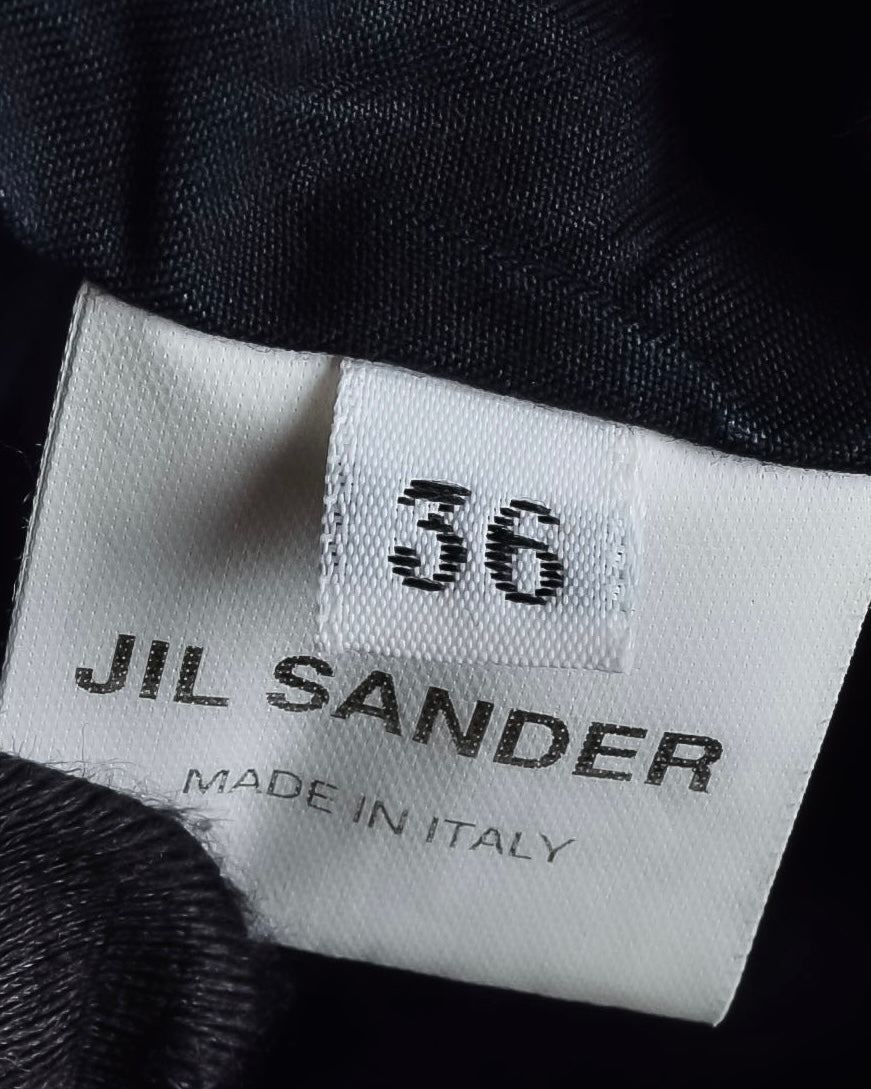 "JIL SANDER" Washer finish flat pocket design jacket