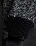 "Christian Dior PRETA PORTER"
Ribbon design mixed yarn knit pullover