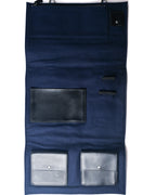Christian Dior/ Felt Travel Organizer Clutch Bag Navy