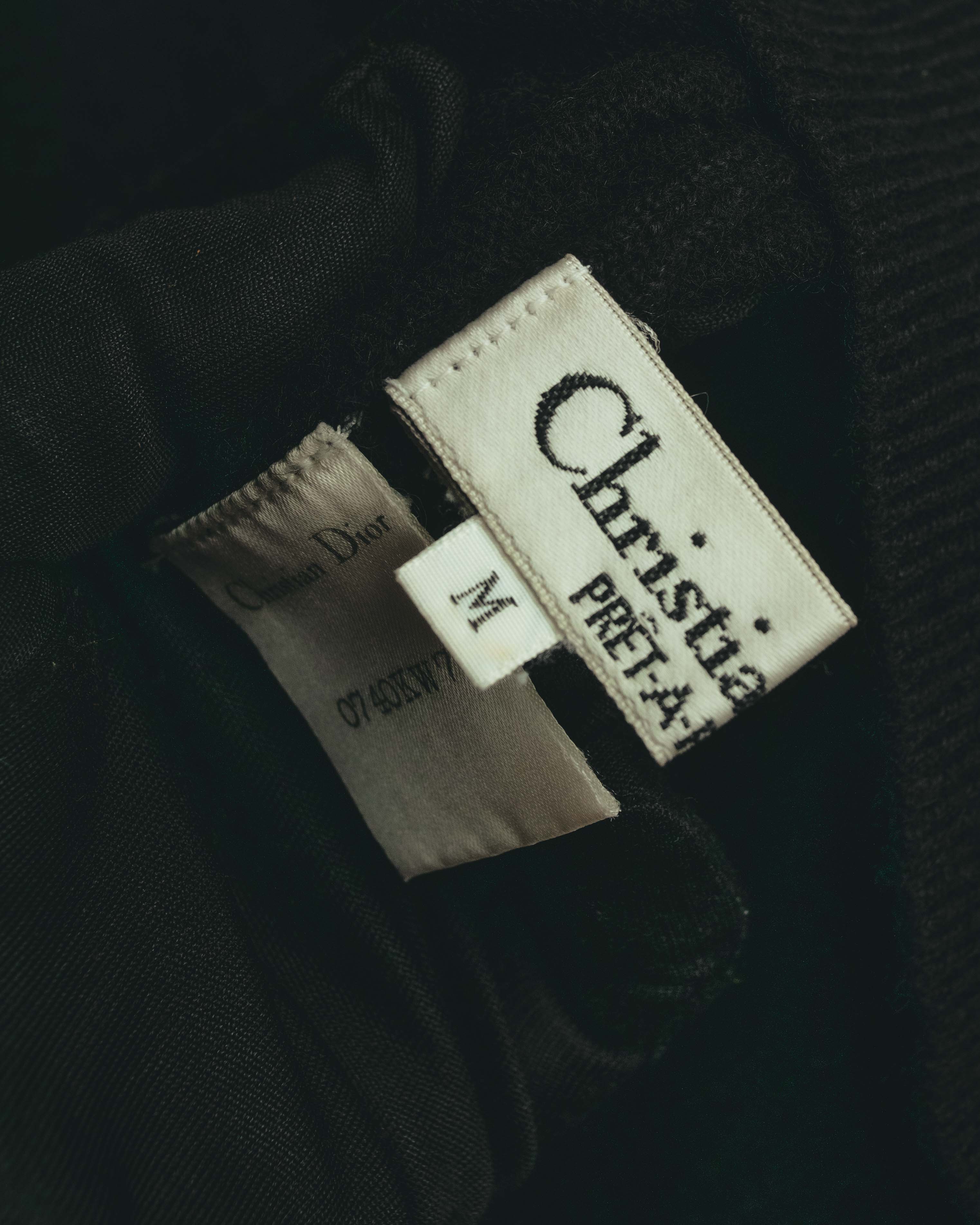 Christian Dior” 80's-90's Pure wool raglan turtleneck knit – MOOD