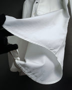 –SPECIAL– "Yves Saint Laurent" 00’s Tuxedo bib-front wing-collar dress shirt