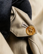 "BURBERRYS" Military detail classic trench coat