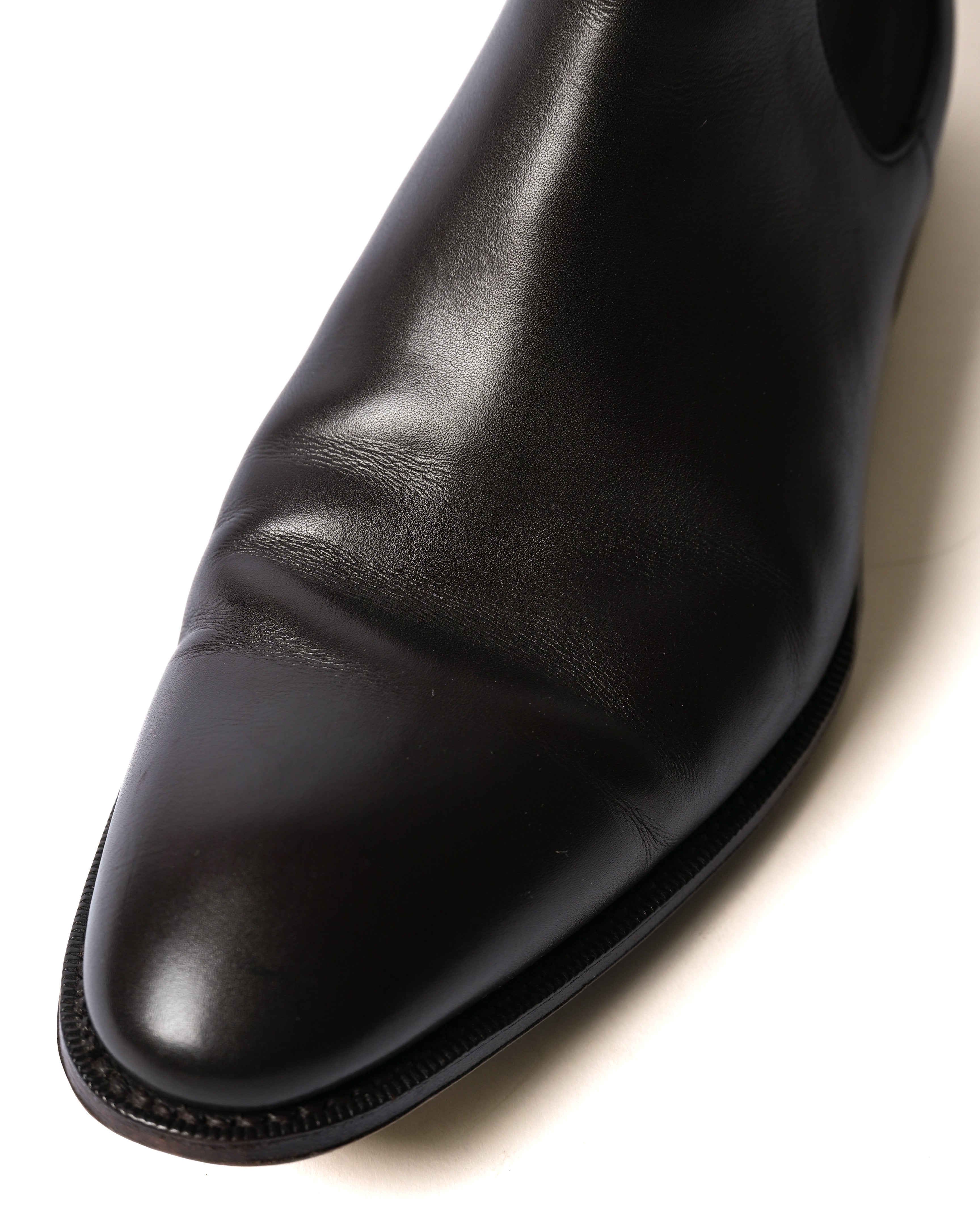 CARMINA Shoemaker/ Beautiful Box-Calf Leather Chelsea Boots Dark Brown