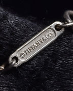 "Tiffany&Co" Roman numeral atlas cube silver necklace