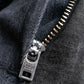 "HELMUT LANG" Fur docking denim switching design zipper best