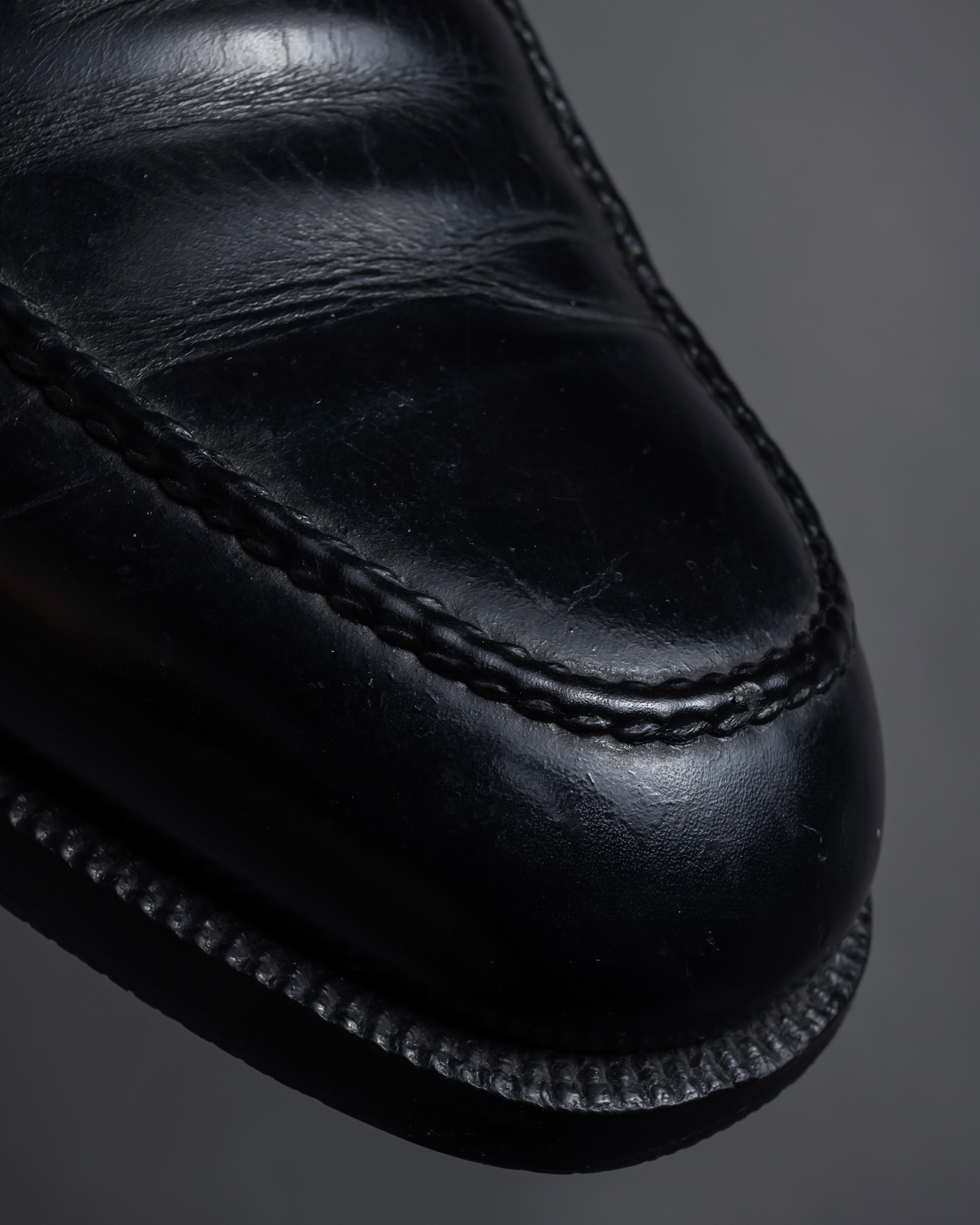 "GUCCI" 90’s classic leather penny loafers