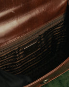 “PRADA” 2000’s Minimal leather shoulder bag