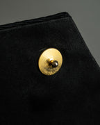 "Christian Dior Boutique Paris" Large flower motif design rope shoulder bag