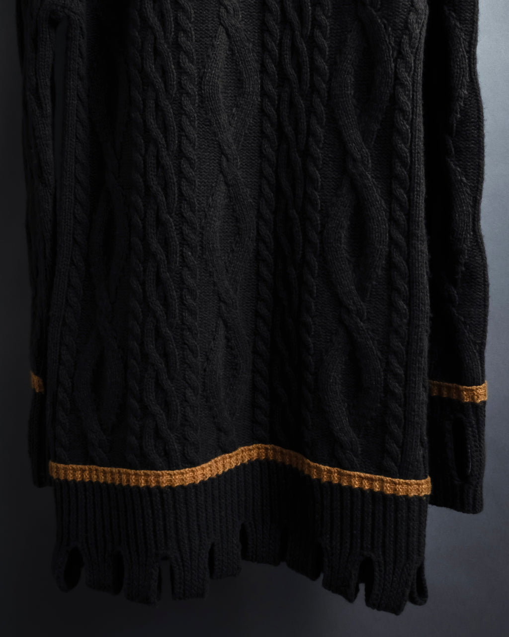 "Vivienne Westwood" Orb logo engraved cable knit cardigan